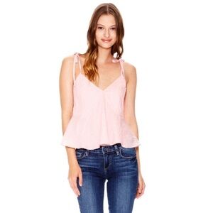 Revolve Riller & Fount Carly Cami Pink Tank Top